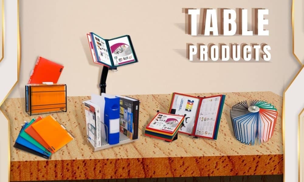 Table document display products